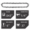 5 Pieces 6 Inch Chainsaw Chain, Replacement Chains for 6