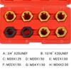 8PCS Car Transmission Shaft Screw Repairing Kit Metric Inch Thread