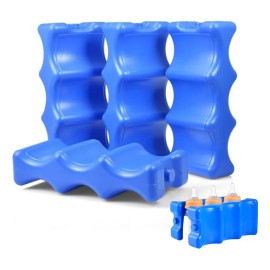 4pzs Riador De Leche Materna Con Caja De Hielo Reutilizable