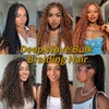 LPARMJIT Deep Wave Bulk Hair for Braiding, 18 Inches, 2
