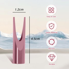KMYZQDV Duckbill Shape Eyebrow Pencil Sharpener Tool Precision Cutter with Flat Edge for Brow and Eyeliner Makeup Artist Cosmetic Sharpener for Women Eyebrow Kit