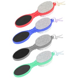 Ipetboom 4pcs Foot File Scrubber Pedicure Tools Pedicure Kit Pedicure Supplies Professional Pedicure Tool Foot Exfoliating Trimmer Handheld Foot Trimmer Tool Pedicure File Stainless Steel