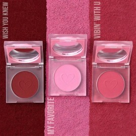 Beauty Creations - Blush Hush Rubor Mate Alta Pigmentación Tono Del Maquillaje Wish You Knew