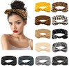Huachi 12 Pack Bow Headbands for Women Elastic Headwraps Hair