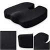 U-Shaped Memory Foam Seat Cushion – Non-Slip Coccyx & Hip