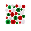 YFFSFDC Christmas Honeycomb Balls Set of 30 Christmas Decorations Party
