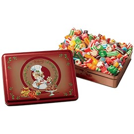 The Swiss Colony Old-Fashioned Christmas Candy - Holiday Assortment Filled with Mini Hard Candy, Baby Ribbons, Pillows, Straws, Chips, Waffles