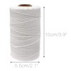 G2PLUS White Baker Twine, 2 x 100 m Cotton Cord,