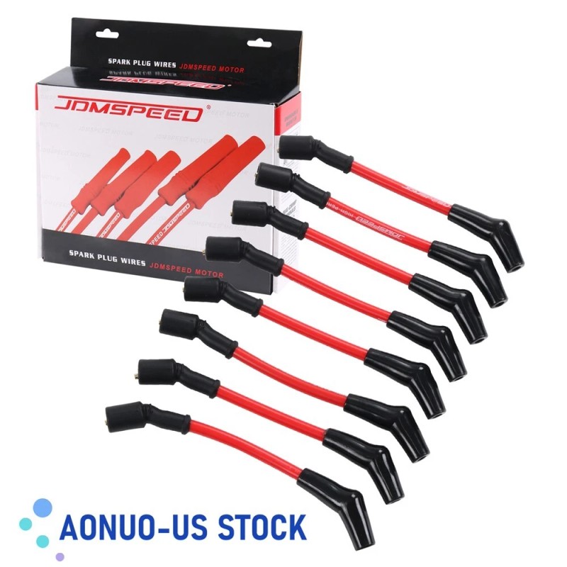 AONUO-US 19005218 10.5mm High Heat Spark Plug Ignition Wires Set
