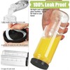 [8 Pack] 20 Oz Glass Juicing Bottles w Airtight Lids