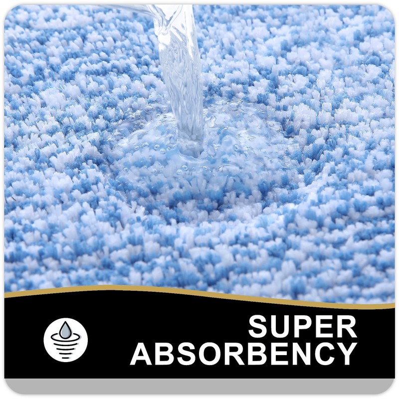 YUTA Bathroom Rugs, Extra Soft and Absorbent Microfiber Bath Mat,