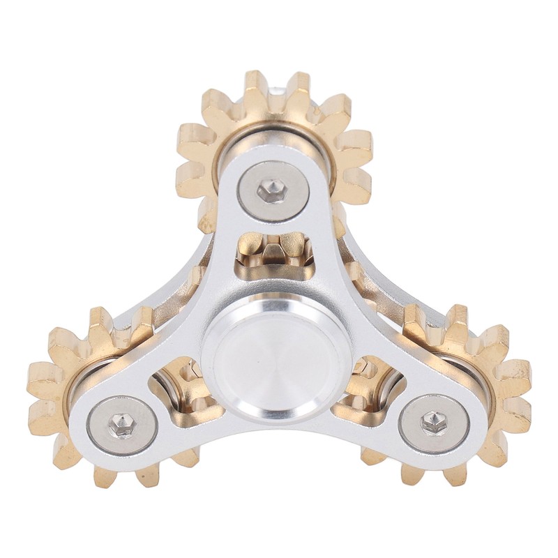 4 Gears Fidget Bearing Toy Stress Reducer Anxiety Game Brass