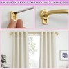 Brass Disc Curtain Rods, 84-144 Inches Window Curtain Rod,Adjustable Room