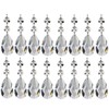 Aiskaer Clear Teardrop Crystal Chandelier ,"Angel Tears" Series,Pack of 16
