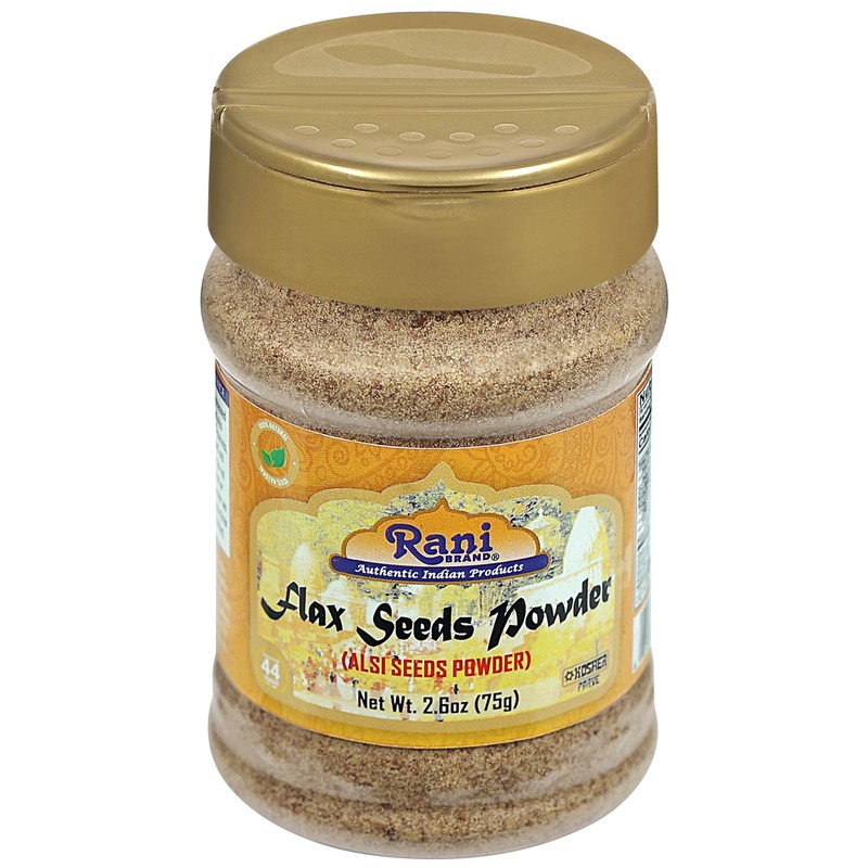Rani Flax Seeds Powder (Alsi, Linum usitatissimum) 2.6oz (75g) PET