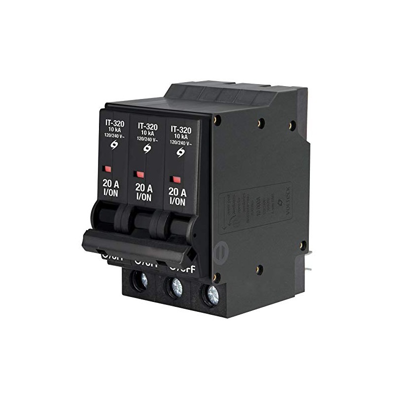 Volteck IT-320, Interruptor termomagnético 3 polos 20 A