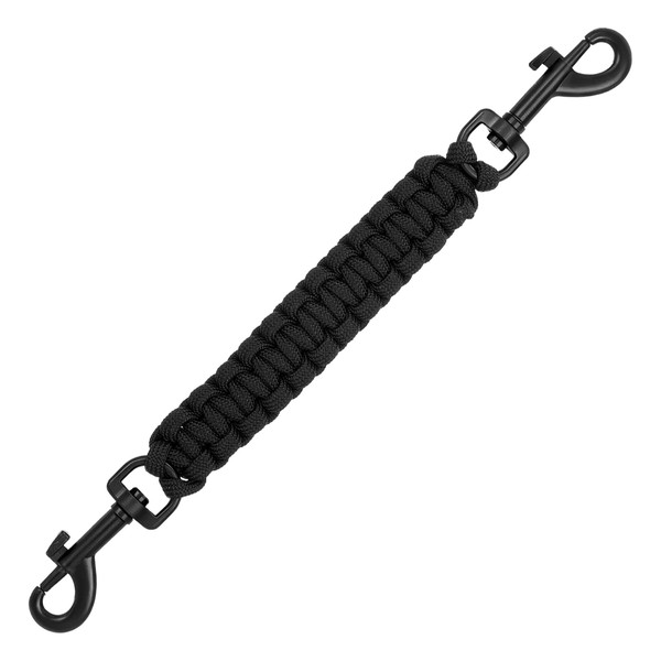 Prong Collar Safety Clip Black Dog Collar Safety Clip Double