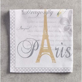 Maison d' Hermine Cloth Napkin 100% Cotton (45cm x 45cm) Decorative Washable Easter Table Napkins Set of 4 for Dining, Holidays, Buffet Parties & Wedding Use, Champ De Mars - Spring/Summer