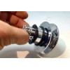 T.O.P. POP-UP SINK DRAIN STOPPER fits drains 1.25" silver Flower