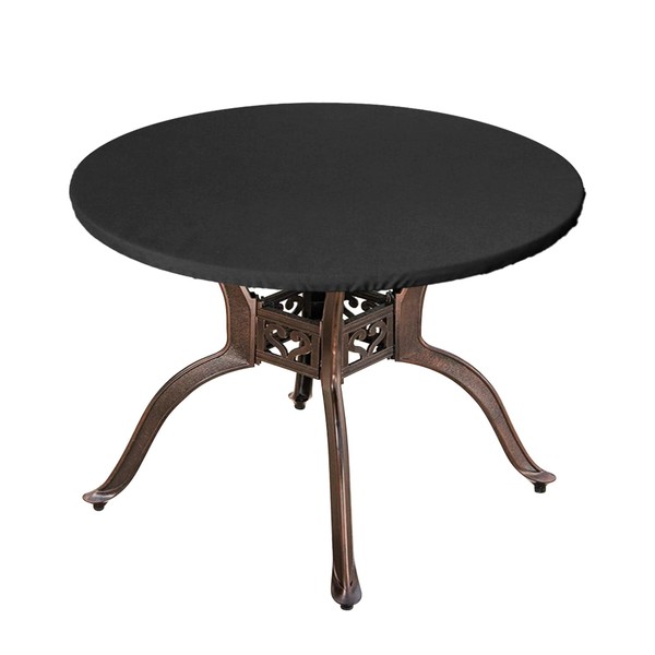 laffoonparts Outdoor Waterproof Round Table Cover, 42" Dia x 4"
