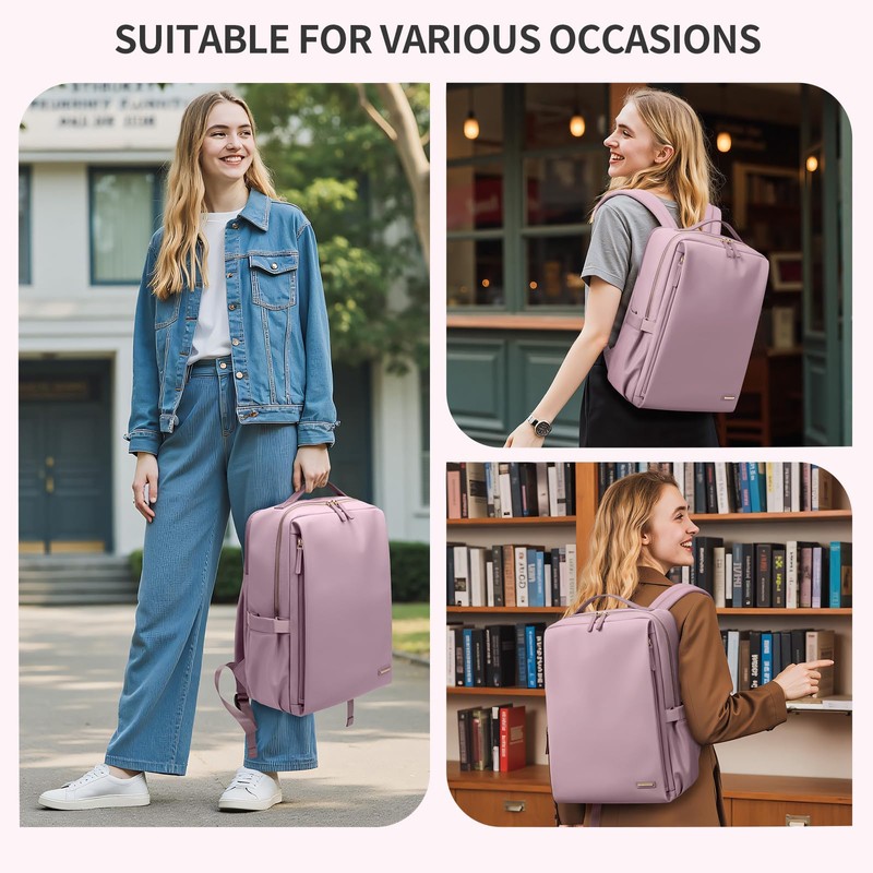 Stylish Laptop Backpack for Women Airline Approved Perfect for Work