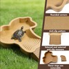 Large Turtle Bathing Pool with External Ramp - 11.2"x13.8"x1.7" Dual
