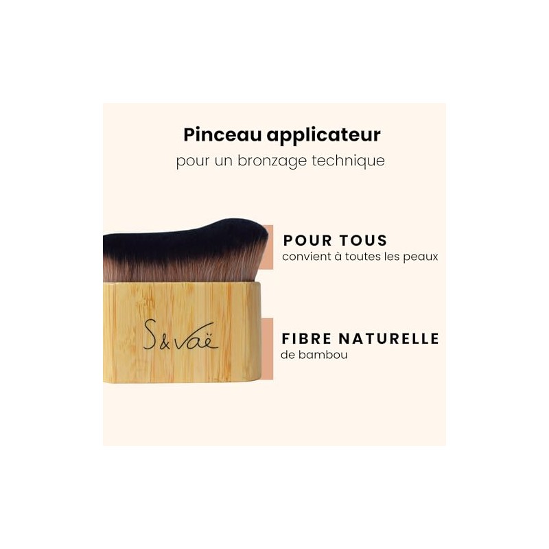 S and Vaë Bamboo Wood Facial Care Applicator Brush