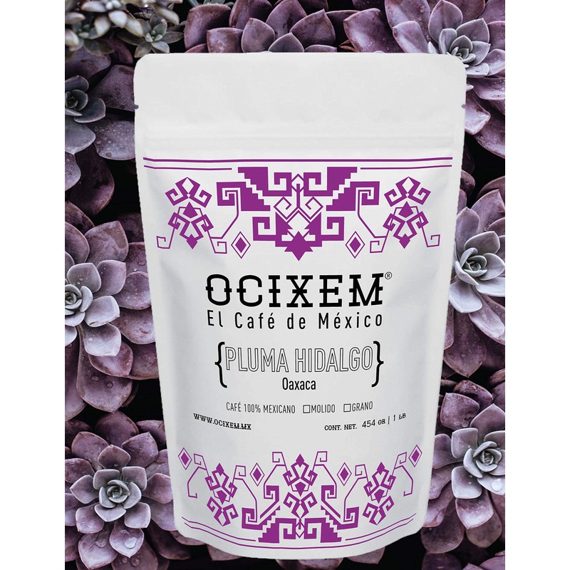 OCIXEM, Café en Grano Pluma Hidalgo, Oaxaca, 454 gramos