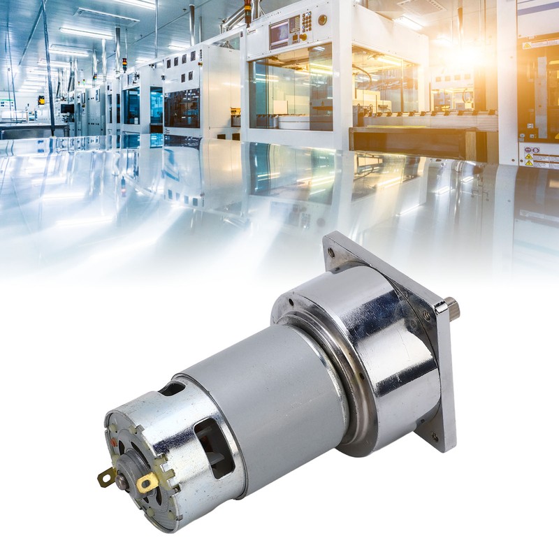 Gear Motor DC 24V 3.8A Speed Reduction Self Locking Reversible