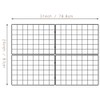 Kakivan Wire Wall Grid Panel for Photo Display, DIY Iron