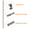 sourcing map 12pcs Cobalt Drill Bit, #58 0.042" HSS-CO Aircraft
