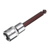 sourcing map 8mm Ball End Hex Bit Socket 1/2" Square