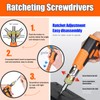 Xanadued 16-in-1 Multi Screwdriver Set, Pop Out Electric Screwdriver Gun