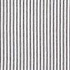 Cackleberry Home Black and White Ticking Stripe Woven Cotton Bib