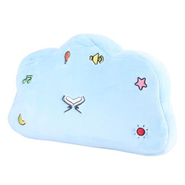 Quran Pillow Comfortable Soft Cute Style Blue C Shape LED Light Function Polyester Pillow for, Professional Accessories