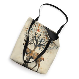 Deer Aztec Boho Nature Native Tote Bag