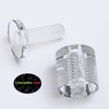 4 x Clear Standoffs, Glass Like, Acrylic, transparent spacers, plastic,