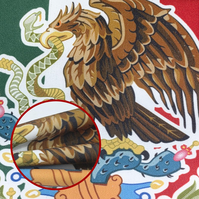 Mexico Garden Flag 12x18 Meixico Eagle Canvas Double Sided Home
