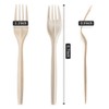 Eco Friendly Forks Disposable - Corn Starch Utensils (50 Pack,