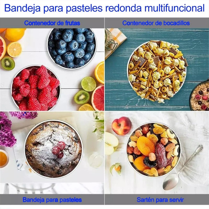 Generic Molde Pastelero Redondo Para Repostería De Aluminio 10piezas