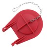 3.5 inch Red Silicone Toilet Flapper Replacement for Kohler GP1039444