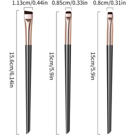 Brochas para Ojos Cepillo Delineador en Ángulo, Nylon ABS