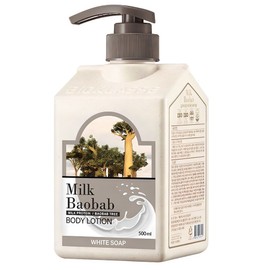 Milk Baobab Body Lotion White Soap Fragrance, 500ml, 1 Piece / 밀크바오밥 바디로션 화이트솝향, 500ml, 1개