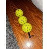 Handmade Pickleball Carrier Holder Holds 3 Balls Assorted Bead Stopped