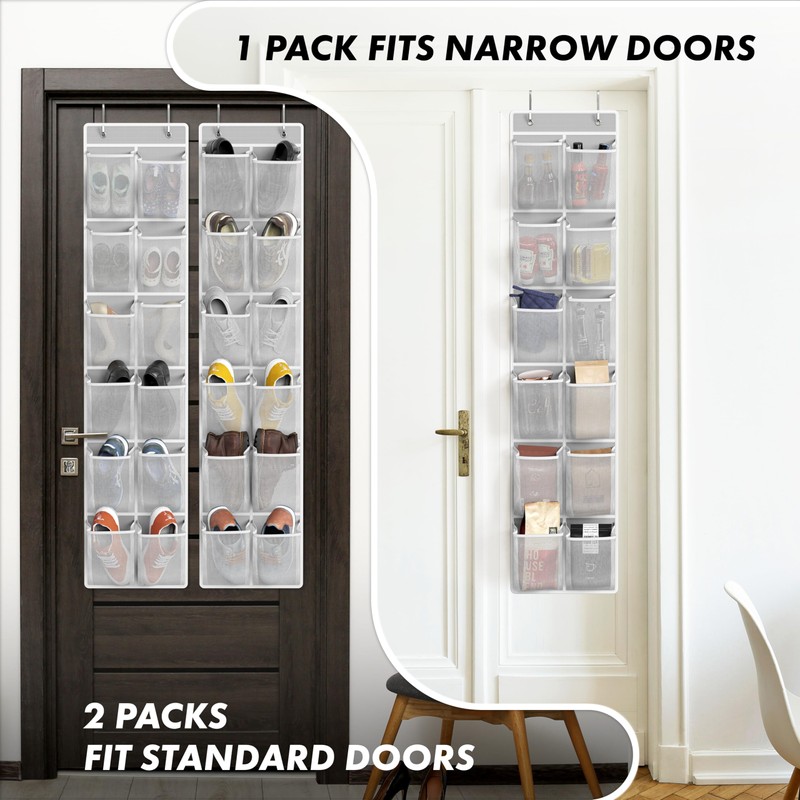 Simple Houseware 24 Pockets - 2PK 12 Large Pockets Over