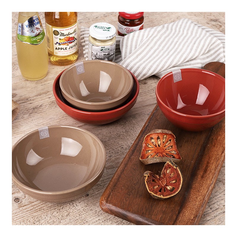 Emile Henry HR ceramic rice bowl + soup bowl set