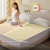 Cozorbt Heated Quilted Wave Mattress Pad,Twin Size,Soft Bed Warmer,10 Heat