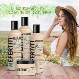Kit Cuidado Del Cabello Vegan Maximum De Nefertiti 4 Piezas