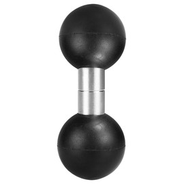FANAUE LB-01DG Double Ball Adapter Compatible with RAM Mount B Size Double Socket Arm & Bicycle Motorcycle Phone Holder, 1 Inch Ball Head Expand the Height of Your Phone Holder