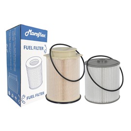 Marsflex Fuel Filter for 2020-2023 Ram 2500 3500 4500 5500 6.7 Cummins Diesel, Fuel Filters fit for Dodge Ram 2019 2020 2021 2022 2023, Fuel Filter Water Separator Replace 68157291AA 68436631AA